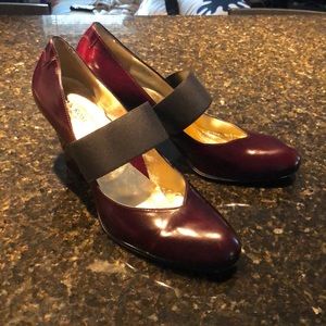 Taryn Rose 3 inch eggplant pumps